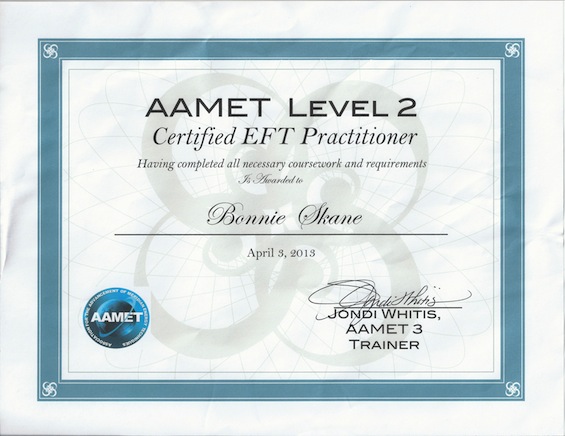 Bonnie Skane certification